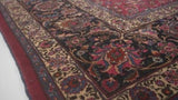 Persian Rug Mashhad Handmade Area Traditional 11'5"x15'7" (11x16) Red Floral Design #18190
