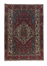 32860 Persian Rug Bakhtiari Handmade Area Tribal 7'0'' x 10'2'' -7x10- Red Floral Design