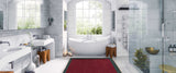 31347 Persian Rug Shiraz Handmade Area Tribal 5'5'' x 6'5'' -5x6- Red Open Design