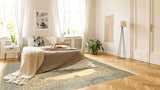 32529 Persian Rug Kerman Handmade Area Traditional 8'2'' x 10'1'' -8x10- Whites Beige Blue Open Field Floral Design_R