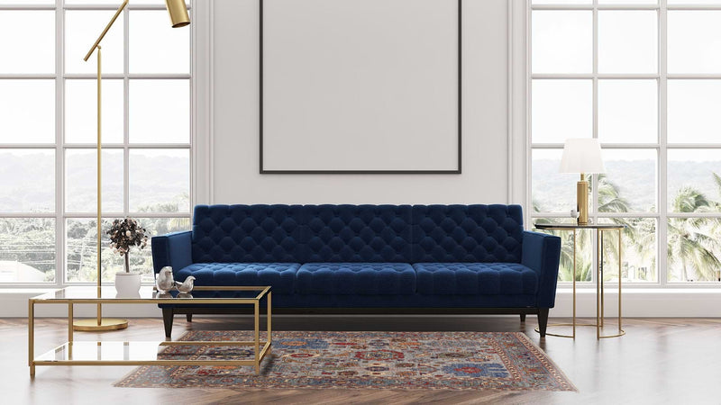 35567 Oriental Rug Pakistani Handmade Area Transitional 5'0'' x 7'1'' -5x7- Blue Oushak Design_R
