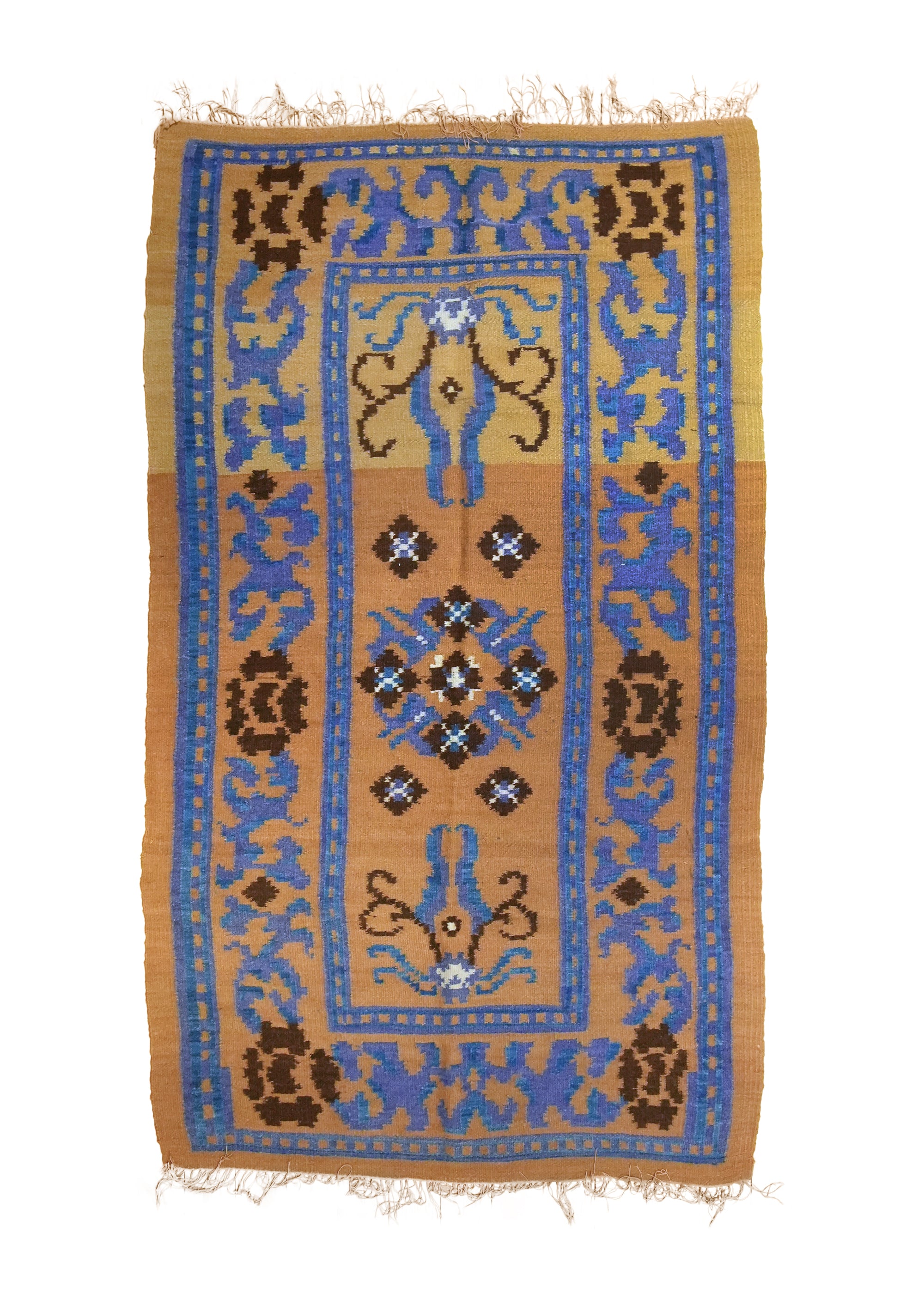 Native American Rug South America Handmade Area Tribal 4'0
