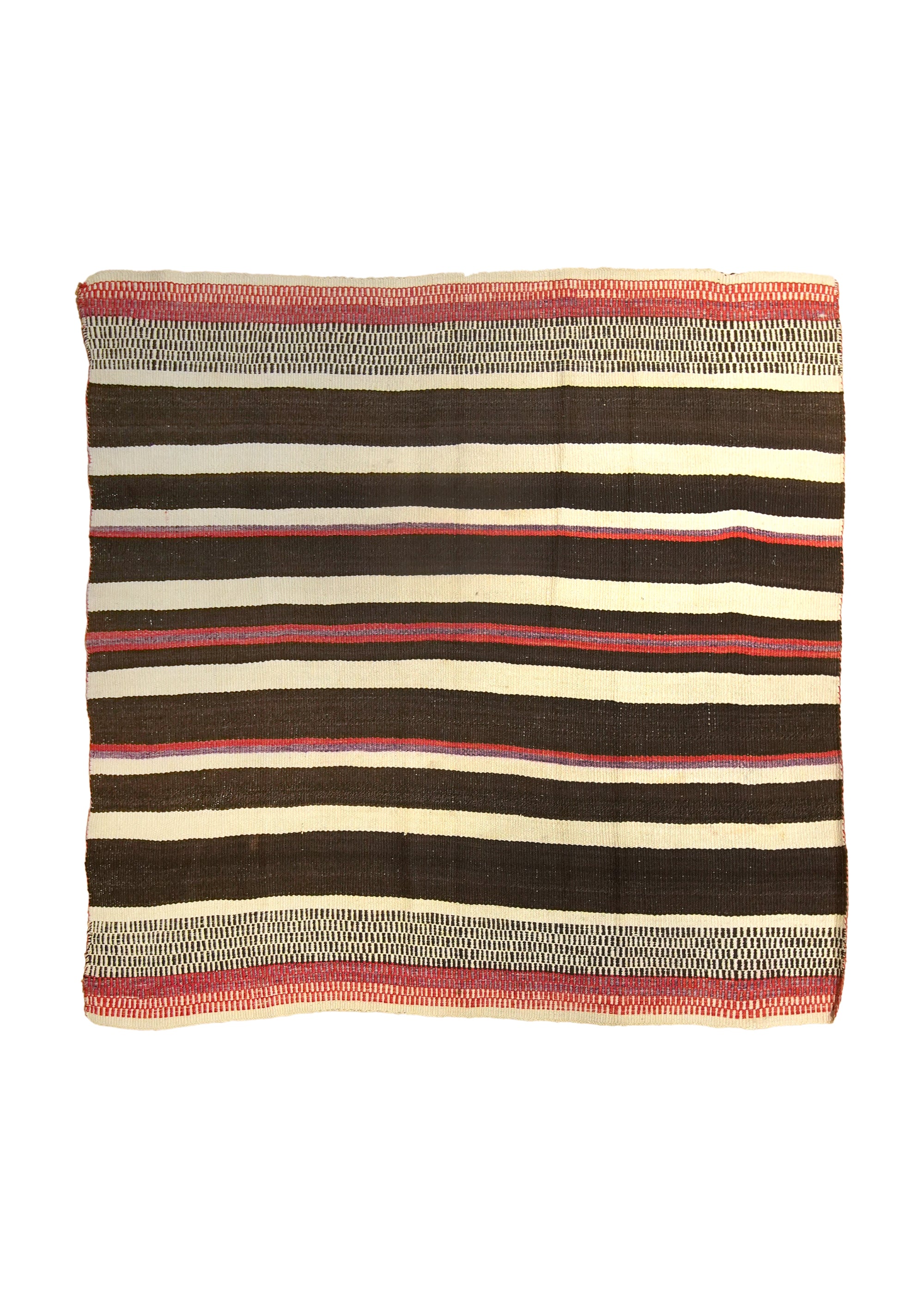 Native American Rug Navajo Handmade Square Tribal Antique 5'10