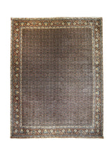 A14247 Persian Rug Bijar Handmade Area Traditional 9'9'' x 12'9'' -10x13- Blue Red Herati Design