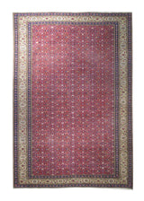 A14811 Oriental Rug Turkish Handmade Area Traditional 6'8'' x 9'7'' -7x10- Red Geometric Design