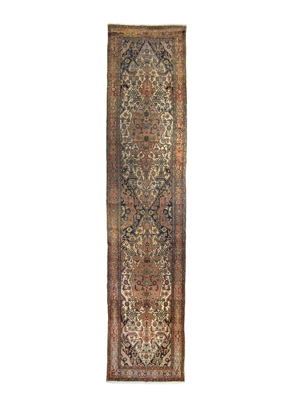 A14991 Persian Rug Sarab Handmade Runner Antique Tribal 3'8'' x 16'2'' -4x16- Red Geometric Design
