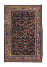 A16296 Persian Rug Bijar Handmade Area Traditional 6'11'' x 10'0'' -7x10- Blue Pink Floral Design.jpg