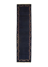 A17157 Persian Rug Gabbeh Handmade Runner Tribal 2'5'' x 9'1'' -2x9- Blue Open Design.jpg