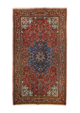 A17548 Persian Rug Bakhtiari Handmade Area Tribal 4'11'' x 8'9'' -5x9- Red Floral Design.jpg