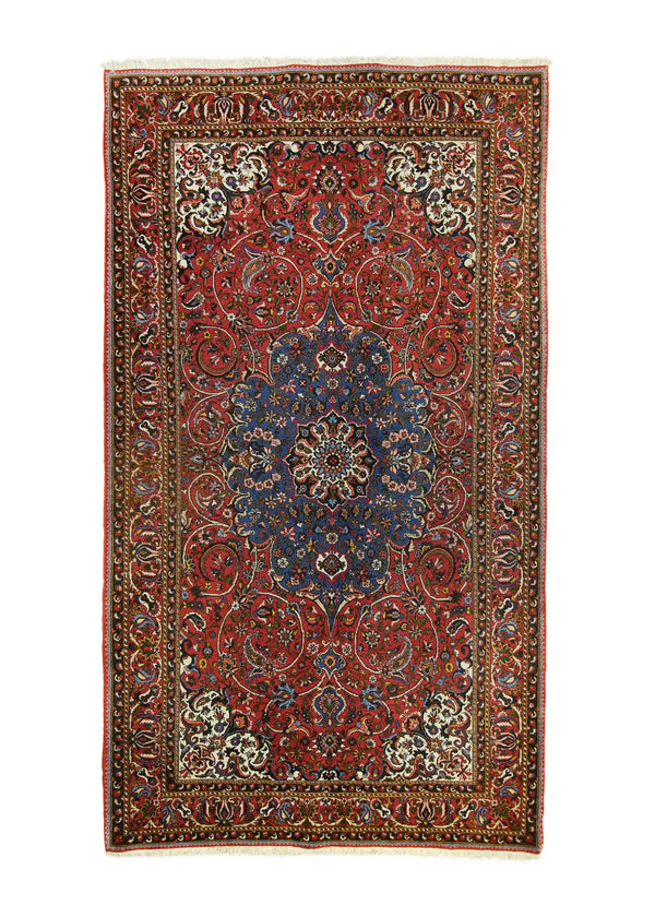 A17548 Persian Rug Bakhtiari Handmade Area Tribal 4'11'' x 8'9'' -5x9- Red Floral Design.jpg