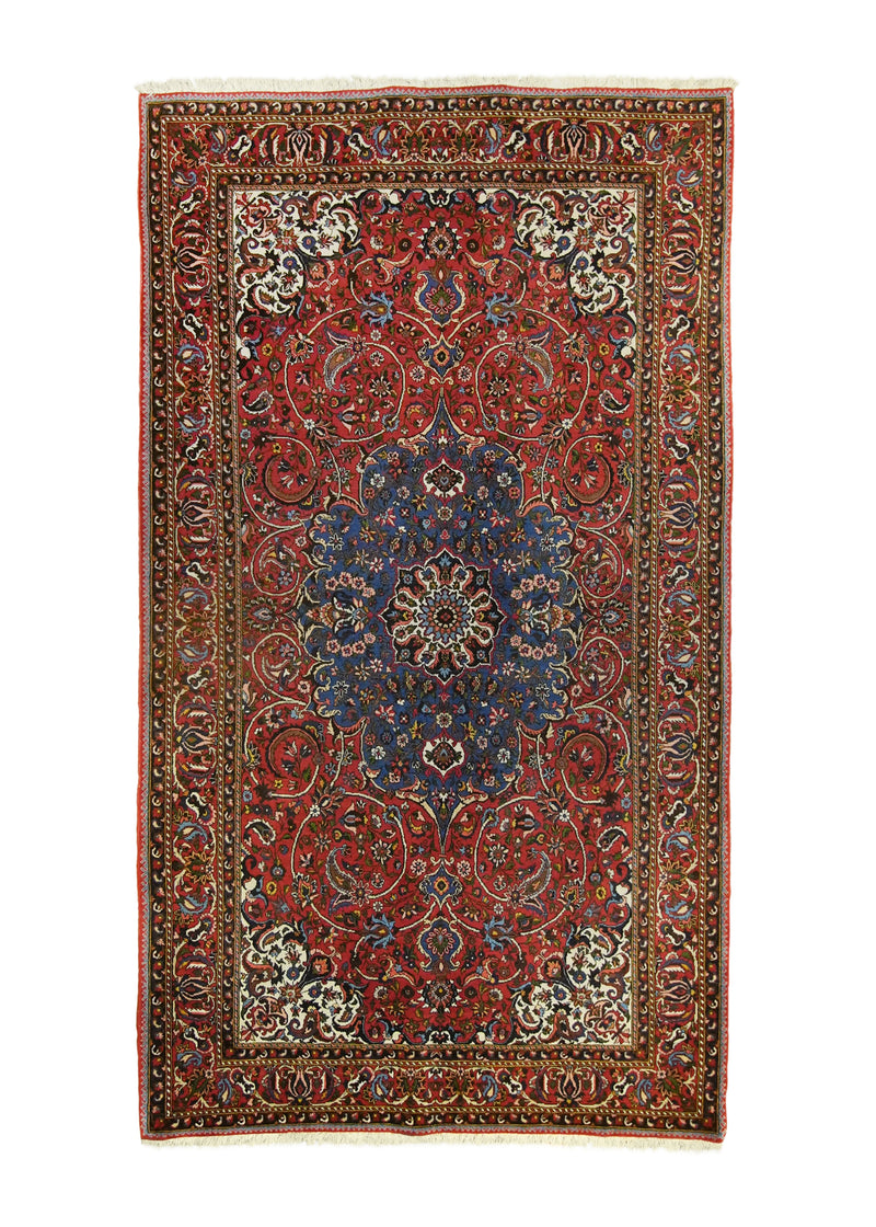 A17548 Persian Rug Bakhtiari Handmade Area Tribal 4'11'' x 8'9'' -5x9- Red Floral Design.jpg