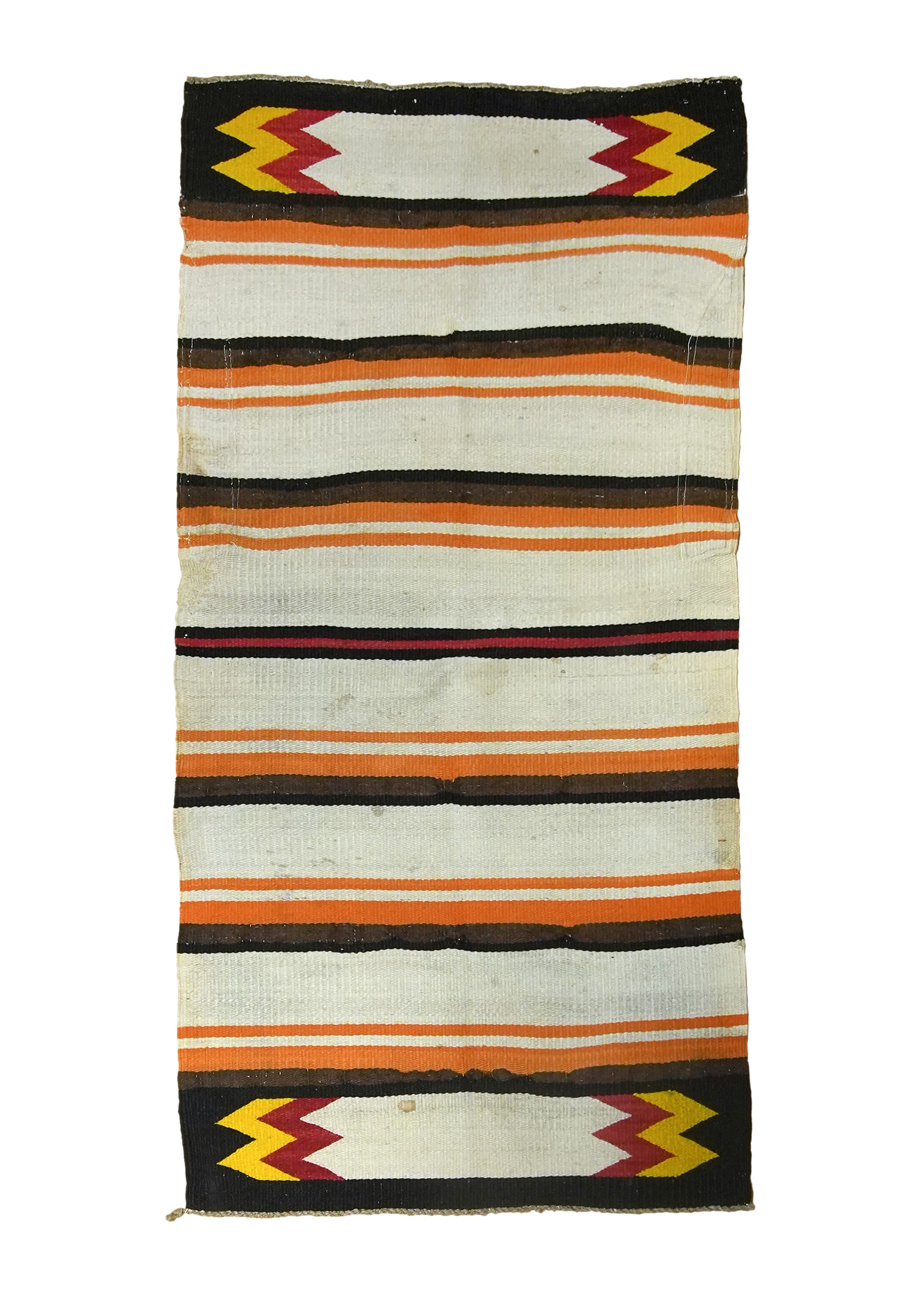 Native American Rug Navajo Handmade Area Tribal Antique 2'6