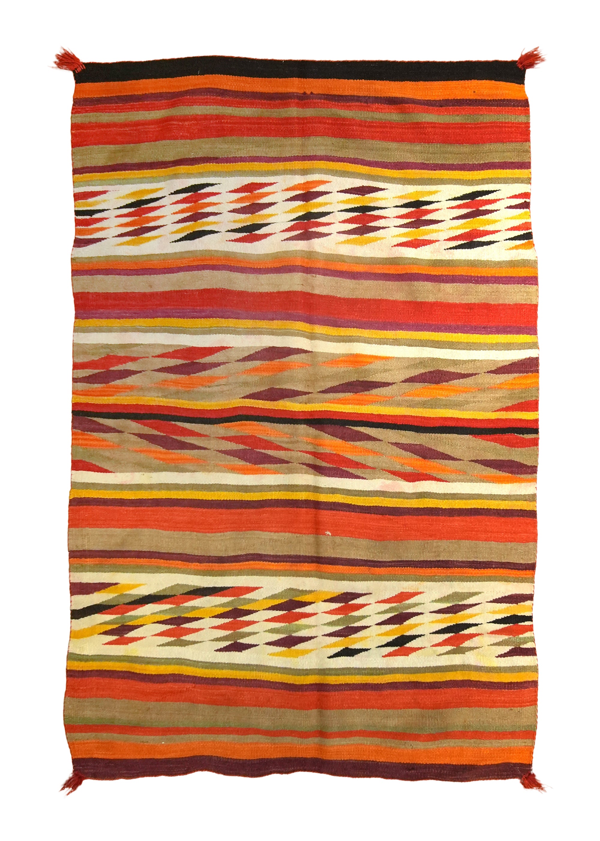 Native American Rug Navajo Handmade Area Tribal 4'6