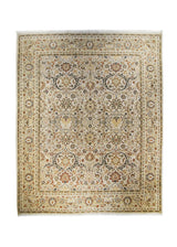 A21044 Oriental Rug Pakistani Handmade Area Transitional Neutral 7'12'' x 10'2'' -8x10- Whites Beige Antique Washed Oushak Floral Design