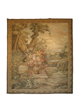 A21494 Oriental Rug Chinese Handmade Area Traditional 5'12'' x 7'0'' -6x7- Multi-color Brown Red Tapestry Landscape Design