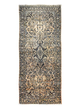 A22542 Persian Rug Ghazvin Handmade Area Traditional Vintage 8'10'' x 20'7'' -9x21- Red Blue Floral Design
