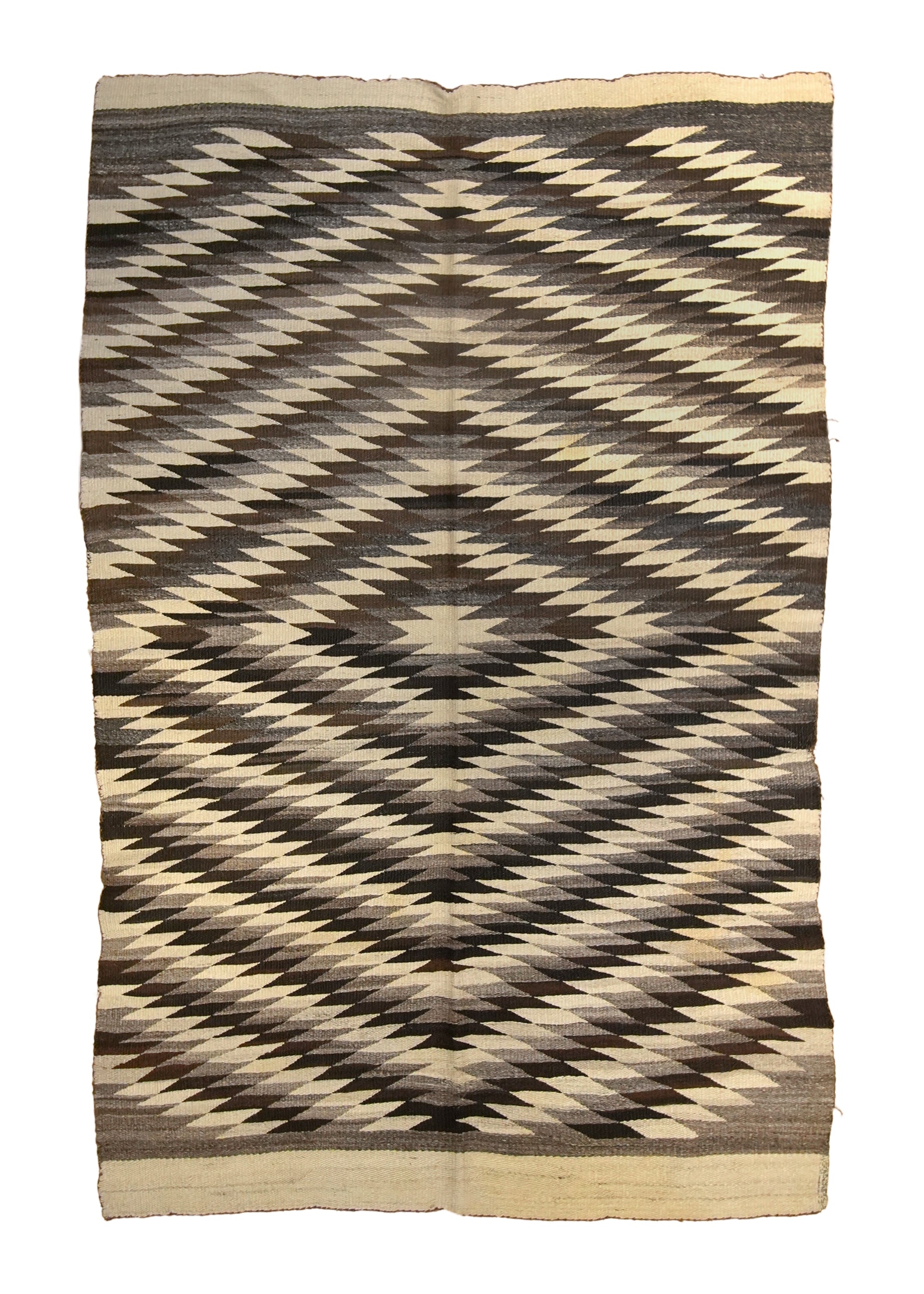 Native American Rug Navajo Handmade Area Tribal Antique 4'8