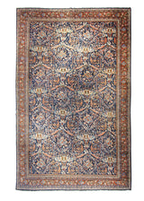 A23453 Persian Rug Mahal Handmade Area Tribal Antique 11'6'' x 17'6'' -12x18- Blue Red Mostofi Design