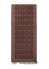 A24018 Persian Rug Tabriz Handmade Runner Traditional 2'2'' x 6'8'' -2x7- Blue Red Mahi Fish Design