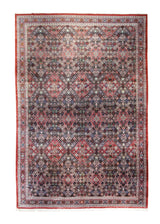 A24397 Persian Rug Meymeh Handmade Area Tribal Antique 11'7'' x 16'10'' -12x17- Blue Red Green Geometric Design
