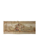 A24574 Oriental Rug Chinese Handmade Area Traditional 2'4'' x 6'5'' -2x6- Whites Beige Tapestry Design