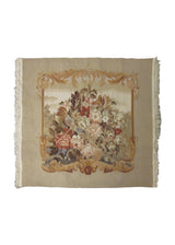 A24576 Oriental Rug Chinese Handmade Area Traditional 2'4'' x 2'5'' -2x2- Whites Beige Tapestry Design