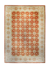 A24645 Oriental Rug Pakistani Handmade Area Transitional 12'2'' x 16'11'' -12x17- Red Yellow Gold Antique Washed Oushak Floral Design