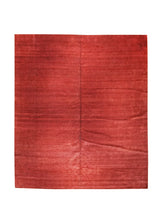 A24706 Oriental Rug Pakistani Handmade Area Transitional Tribal 11'9'' x 13'6'' -12x14- Red Gabbeh Stripes Design