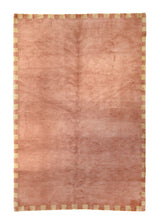 A25454 Oriental Rug Tibetan Handmade Area Modern 6'0'' x 9'0'' -6x9- Red Plain Design.jpg