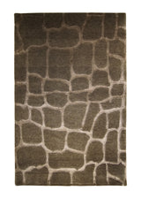 A25568 Oriental Rug Indian Handmade Area Modern Neutral 4'1'' x 6'4'' -4x6- Gray Abstract Geometric Design