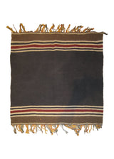 A26261 Native American Rug South America Handmade Square Tribal 2'4'' x 2'6'' -2x3- Black Red Whites Beige Geometric Design