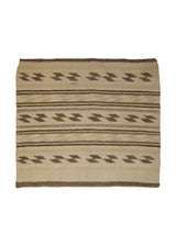 A26421 Native American Rug Navajo Handmade Square Tribal 2'5'' x 2'6'' -2x3- Whites Beige Crystal Stripes Design