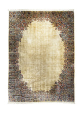 A26508 Persian Rug Kerman Handmade Area Traditional 11'7'' x 16'1'' -12x16- Whites Beige Blue Open Field Design