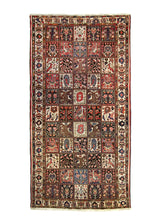 A26643 Persian Rug Bakhtiari Handmade Area Tribal Vintage 5'3'' x 10'4'' -5x10- Red Garden Design