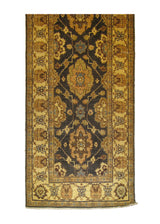 A26741 Oriental Rug Pakistani Handmade Runner Transitional 2'9'' x 8'0'' -3x8- Gray Whites Beige Antique Washed Oushak Floral Design