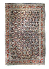 A26770 Oriental Rug Pakistani Handmade Area Traditional 12'1'' x 18'0'' -12x18- Blue Red Herati Geometric Design