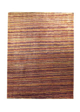 A26782 Oriental Rug Afghan Handmade Area Transitional 4'10'' x 6'3'' -5x6- Multi-color Red Stripes Gabbeh Design
