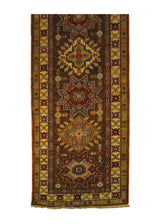 A26907 Oriental Rug Pakistani Handmade Runner Transitional Tribal 2'5'' x 8'7'' -2x9- Brown Ghazni Kazak Geometric Design