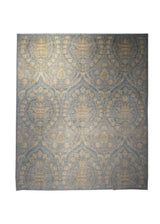 A27227 Oriental Rug Pakistani Handmade Area Transitional Neutral 8'2'' x 9'6'' -8x10- Blue Whites Beige Antique Washed Oushak Floral Design