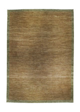 A27492 Oriental Rug Indian Handmade Area Transitional Tribal 9'10'' x 13'8'' -10x14- Brown Green Gabbeh Plain Design