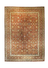 A27606 Oriental Rug Indian Handmade Area Transitional Traditional 9'12'' x 13'9'' -10x14- Pink Isfahan Floral Design