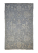 A27946 Oriental Rug Pakistani Handmade Area Transitional Neutral 2'2'' x 3'4'' -2x3- Gray Whites Beige Silver Wash Oushak Floral Design