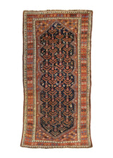 A28010 Persian Rug Ghashghaei Handmade Area Tribal Antique 5'0'' x 9'9'' -5x10- Blue Red Geometric Design.jpg
