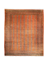 A28518 Oriental Rug Pakistani Handmade Area Tribal 9'6'' x 11'0'' -10x11- Red Bokhara Elephant Foot Design