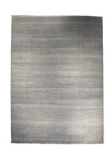 A28525 Oriental Rug Indian Handmade Area Modern Neutral 8'11'' x 12'3'' -9x12- Whites Beige Grass Stripes Design