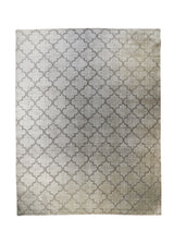 A28983 Oriental Rug Indian Handmade Area Modern Neutral 7'12'' x 9'11'' -8x10- Brown Geometric Design
