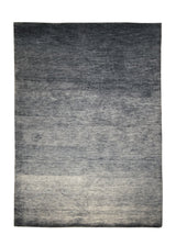 A28994 Oriental Rug Indian Handmade Area Modern Neutral 4'2'' x 6'1'' -4x6- Blue Plain Open Gabbeh Design
