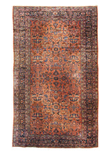 A29221 Persian Rug Lilihan Handmade Area Traditional Antique 12'7'' x 20'9'' -13x21- Red Blue Floral Design