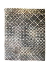 A29281 Oriental Rug Moroccan Handmade Area Modern 11'6'' x 14'7'' -12x15- Brown Whites Beige Moroccan Geometric Design
