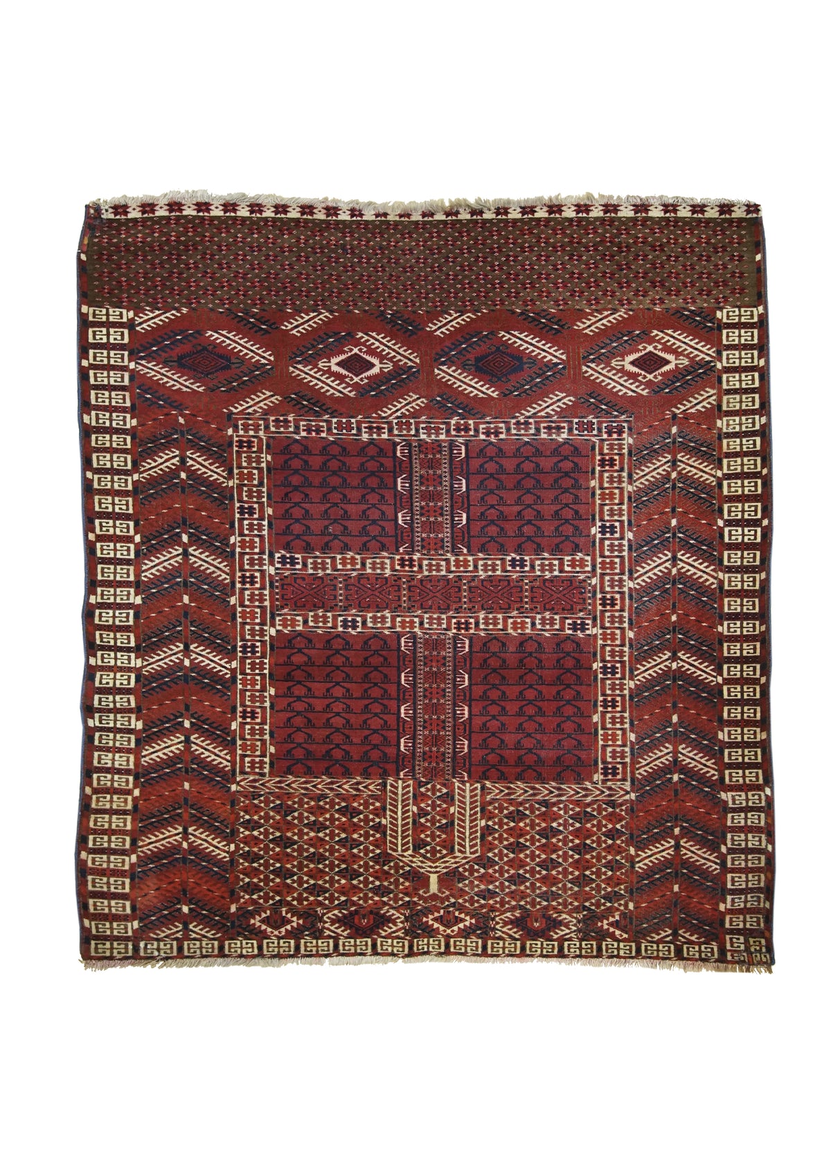 ラグ・カーペット Turkmen small rug Turkmen Small Rug – Mashayekh Persian Rug